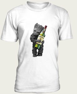 Baby Groot Hug Jameson Wine t-shirt