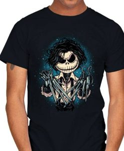 Jack Skellington with Nightmare about scissors t-shirt