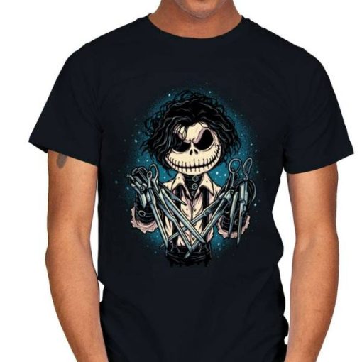 Jack Skellington with Nightmare about scissors t-shirt