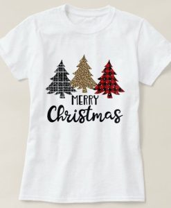 Merry Christmas Plaid t-shirt