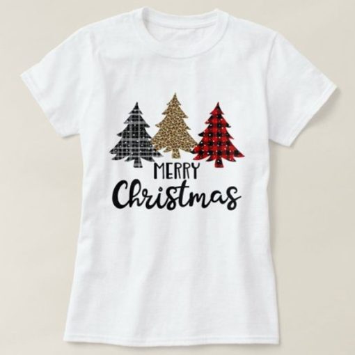 Merry Christmas Plaid t-shirt