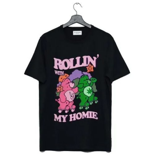 Official Rollin with My Homies Care Bears t-shirt