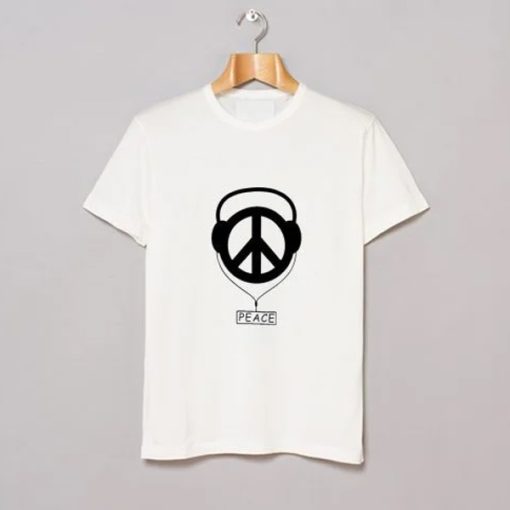 Peace Love Music White t-shirt