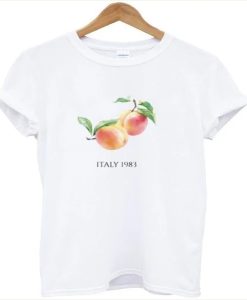 Peach Italy 1983 t-shirt