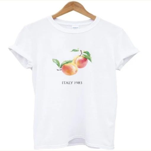 Peach Italy 1983 t-shirt