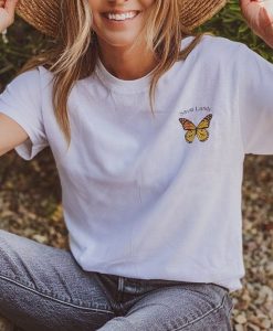 Pocket Save Lands Butterfly t-shirt