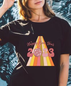 Retro Happy New Year 2023 t-shirt