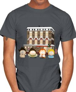 Shaun of the Dead with this South Park parody t-shirt