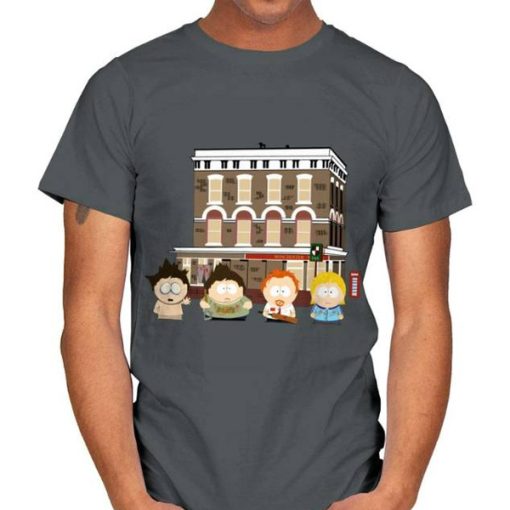 Shaun of the Dead with this South Park parody t-shirt