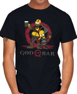 Simpsons with this God of War parody t-shirt