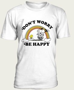 Snoopy dont worry be happy t-shirt