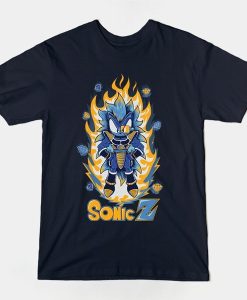 Sonic Z-the most powerful hedgehog t-shirt