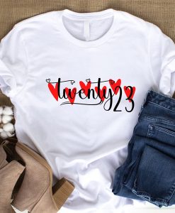 Twenty 23 heart t-shirt