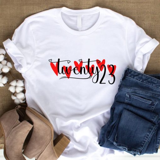 Twenty 23 heart t-shirt