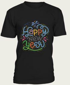 Vibrant Happy New Year t-shirt