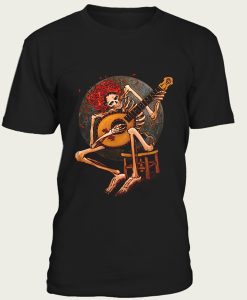 Vintage Grateful Dead Skeleton Rockin Guitar t-shirt