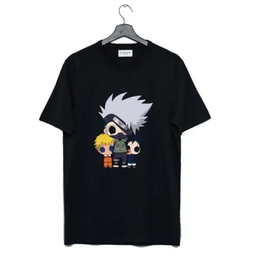 Anime Chibi Kakashi Naruto Sasuke t-shirt