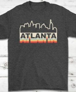 Atlanta Skyline Vintage Retro t-shirt