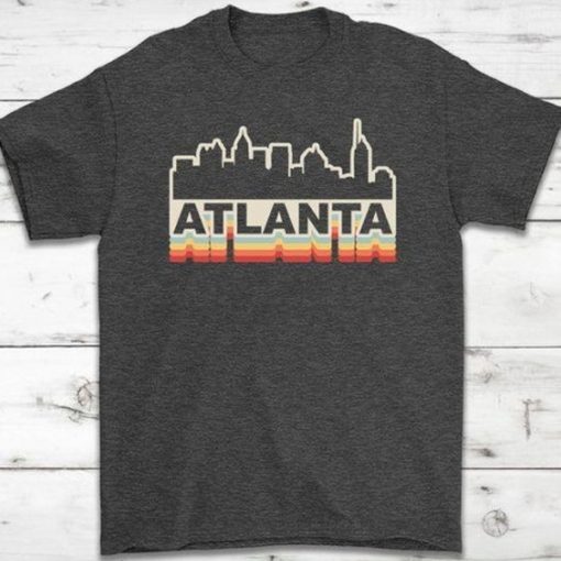 Atlanta Skyline Vintage Retro t-shirt