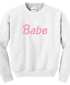 BABE Barbie Font sweatshirt