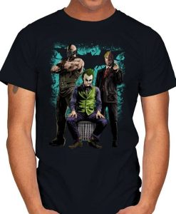 Batman Villains with UNITED ENEMIES t-shirt