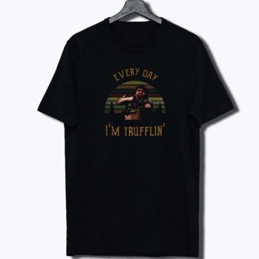 Chunk Everyday Im Trufflin Sunset t-shirt