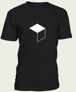 Cube Minimal Simple Geometry Nerd t-shirt