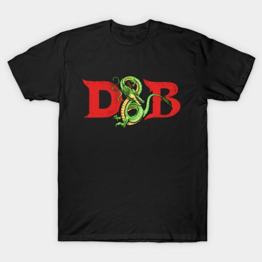 Dragon Ball with this D&D parody t-shirt