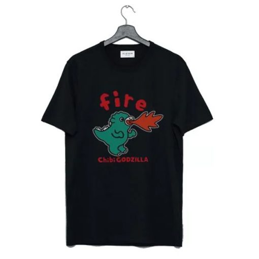 Fire Chibi Godzilla t-shirt