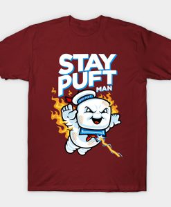 Ghostbusters withStay Puft Man t-shirt