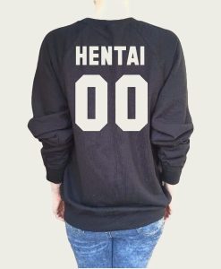 Hentai 00 Back Printed sweatshirt