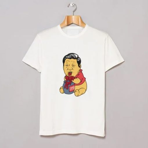 Jinnie The Pooh Stand With Hong Kong t-shirt