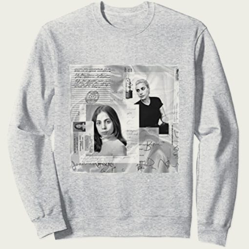 Lady Gaga Joanne White Photo sweatshirt