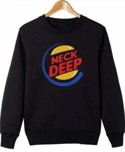 Neck Deep Burger King Logo sweatshirt
