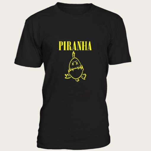 Piranha Nirvana Parody t-shirt