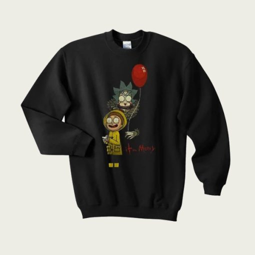 Rick Morty Pennywise sweatshirt