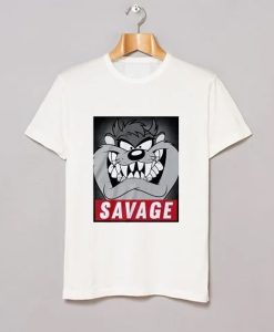 Savage Tazmania Cartoon t-shirt