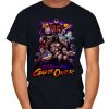 Street Fighter with GAME OVER RETRO GAMER t-shirt