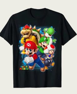 Super Mario Luigi Bowser t-shirt