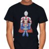 Ultraman-Superman-Mega Man t-shirt