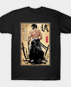 Wolverine with this samurai t-shirt