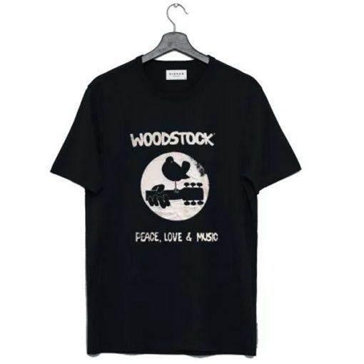 Woodstock Peace Love Music t-shirt