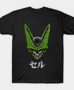 Dragon Ball Z with this Cell Skull t-shirt