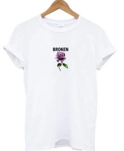 Purple Rose Broken t-shirt