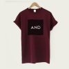 And Maroon t-shirt