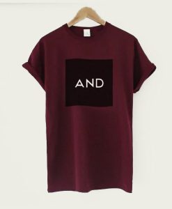 And Maroon t-shirt