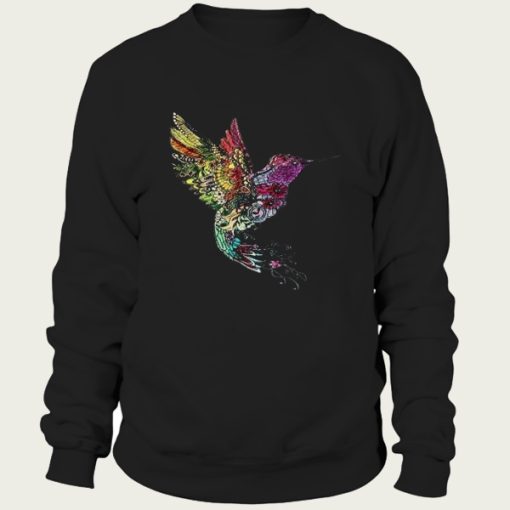Mandala Humming bird sweatshirt