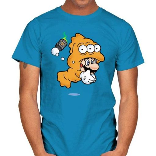 Mario and Blinky from the Simpsons t-shirt