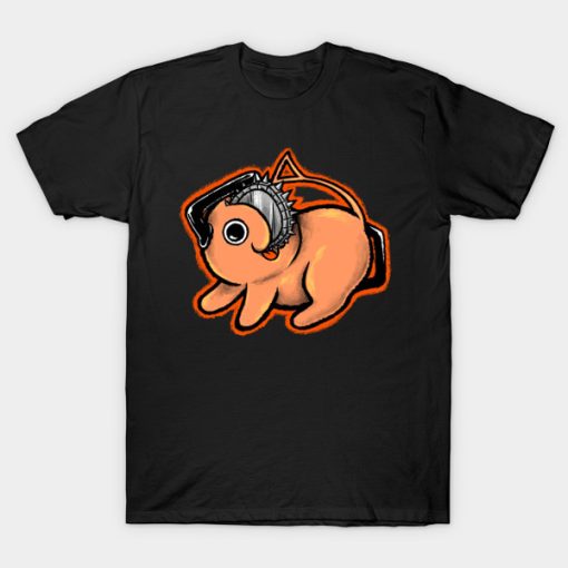 Pochita and Chainsaw Man t-shirt