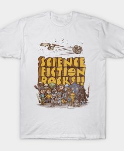 Science Fiction Rocks t-shirt